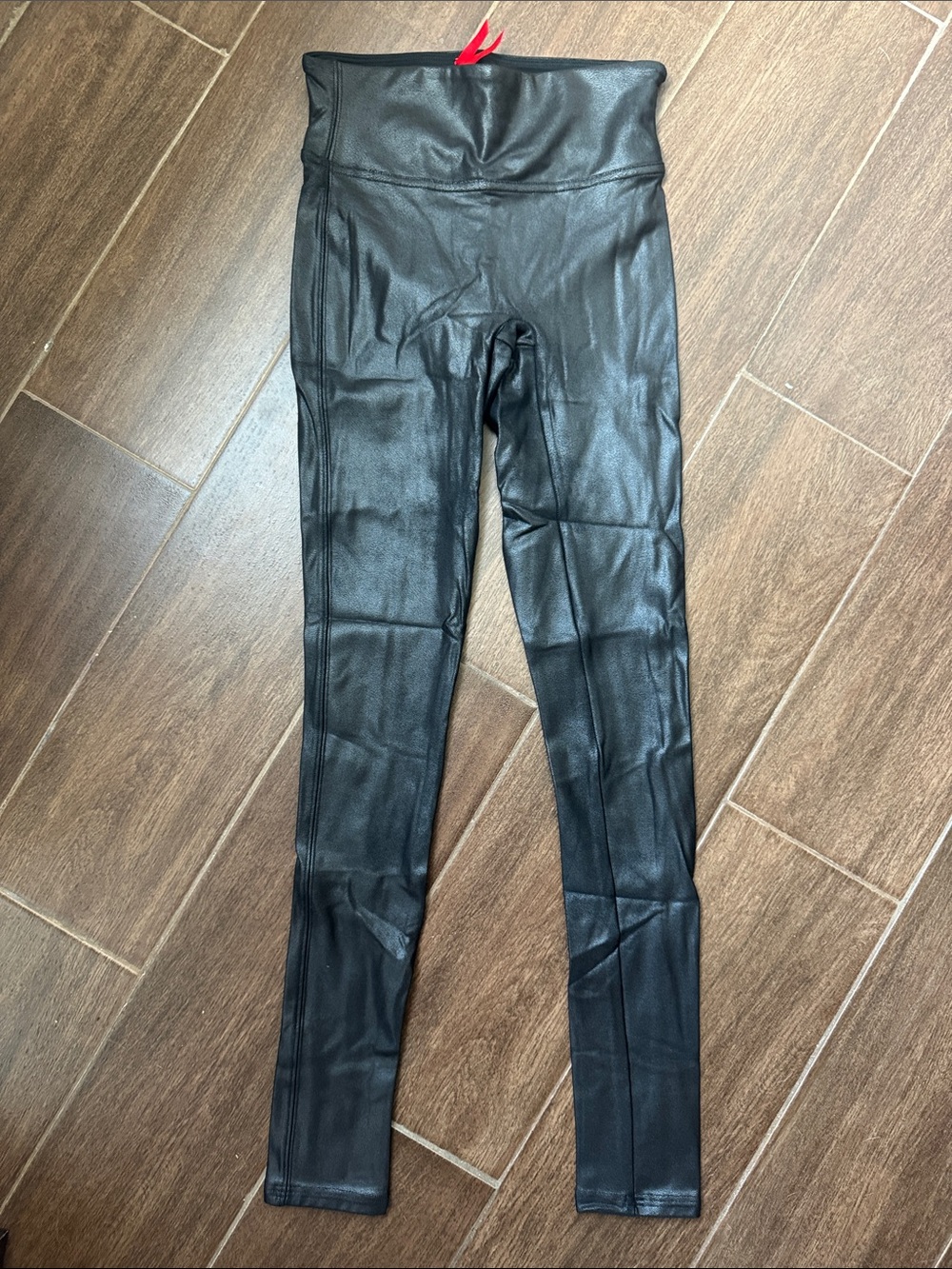 Spanx Black Faux Leather Leggings
